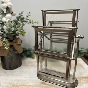 Silver Rotating Picture Frame